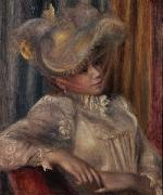 Pierre Auguste Renoir Woman with a Hat oil painting artist